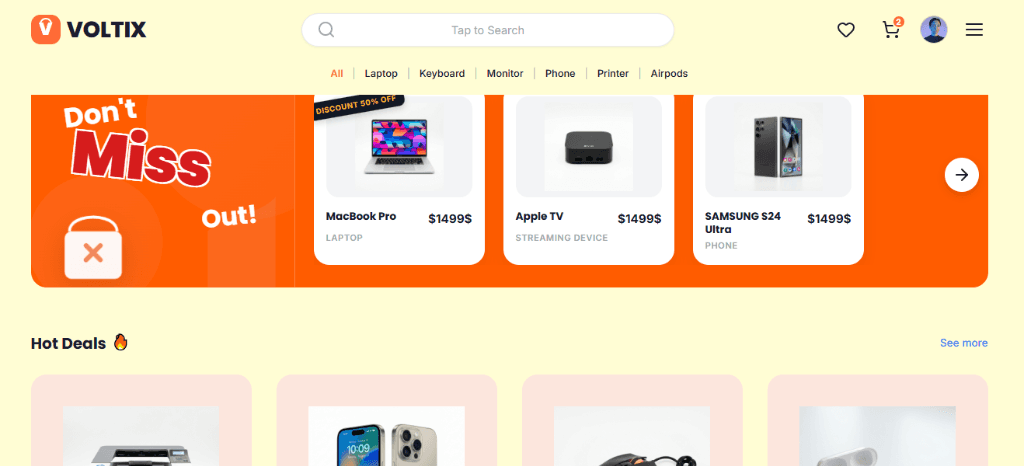 Voltix E-Commerce
